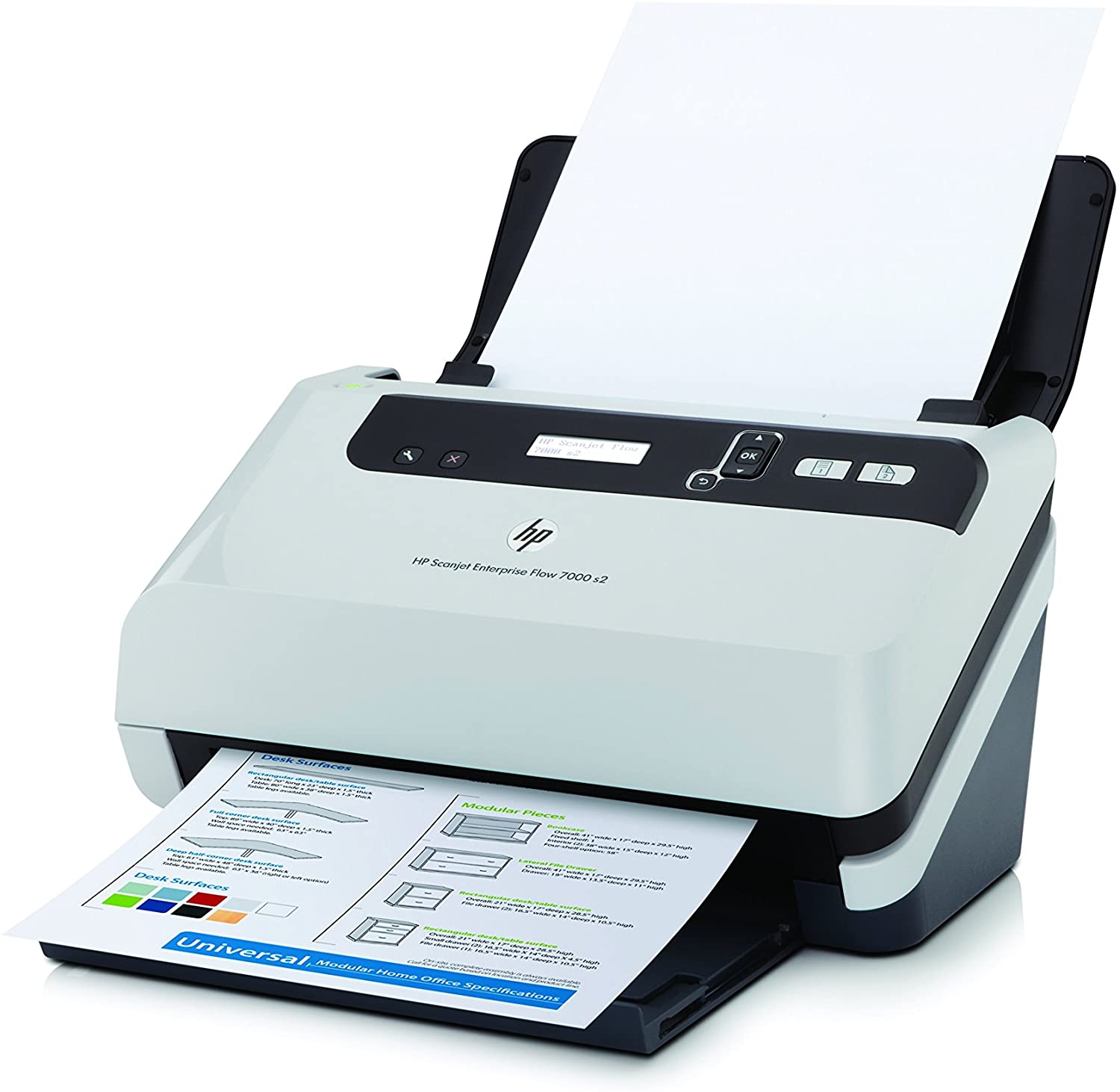 thumbnail image 2 of HP ScanJet Enterprise Flow 7000 S3 Sheet-feed Scanner (L2757A) - USB 3.0, 600x600 DPI 2 of 6